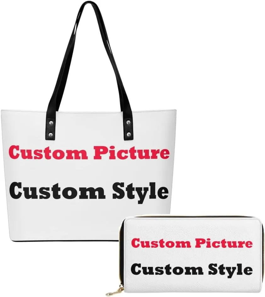 Samoa Tribal Print Custom Women'S Tote Polynesian Women'S Bag 2 Piece Set Shoulder Bag And Purse