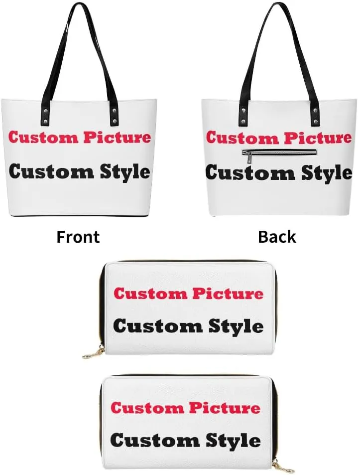 Samoa Tribal Print Custom Women'S Tote Polynesian Women'S Bag 2 Piece Set Shoulder Bag And Purse