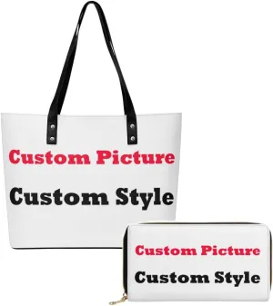 Samoa Tribal Print Custom Women'S Tote Polynesian Women'S Bag 2 Piece Set Shoulder Bag And Purse