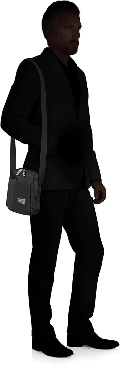 Samsonite Men's Openroad 2.0 - Umhängetasche 7.9 Zoll messenger bags (pack of 1), Black (Black), One Size, messenger bags