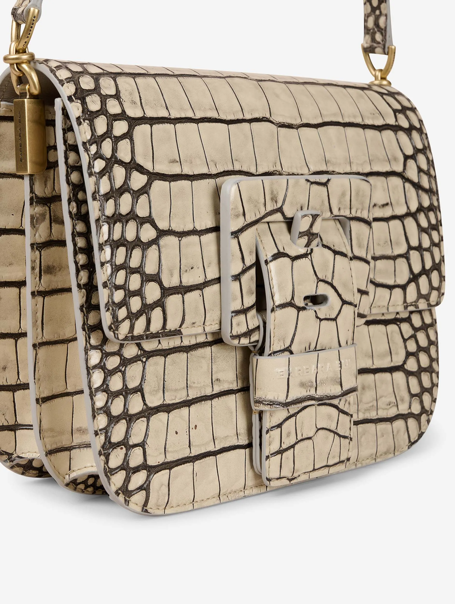 Sand embossed leather TOUCH ME bag