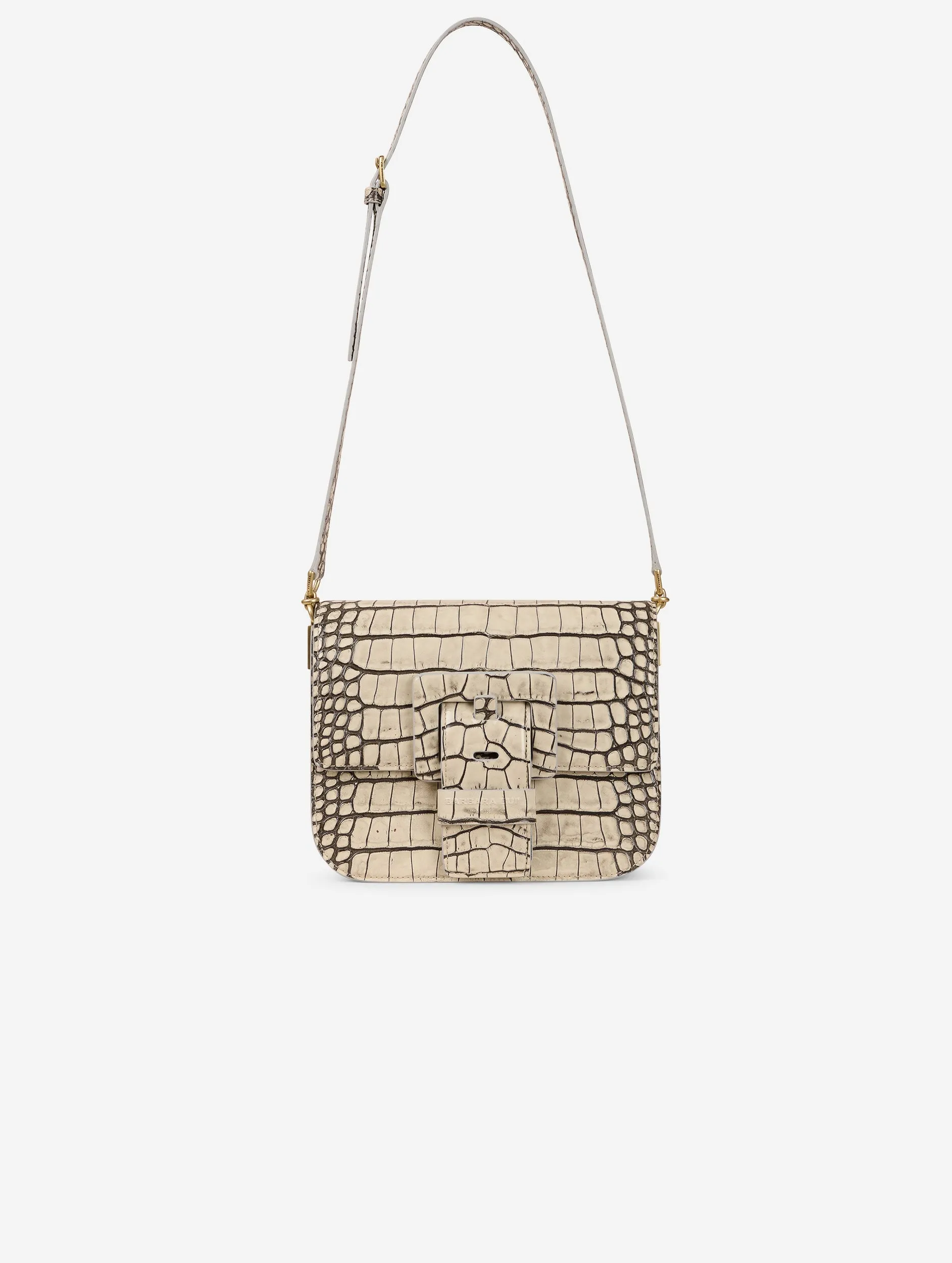 Sand embossed leather TOUCH ME bag