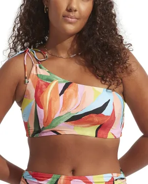 Seafolly Women's Bandeau One Shoulder Bikini Top Swimsuit