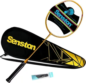 Senston N80 Badminton Racket Carbon-Fiber Badminton Racquet, Single Professional Badminton Racket 5U