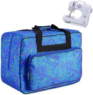 Sewing Machine Carrying Case Tote Bag, Nylon Carry Bag, Padded Storage Cover Carrying Case with Pockets and Handles, Suitable for Most Standard Singer, Brother, Janome