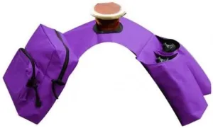 Showman Insulated Cordura Nylon Horn Bag w/Water Bottles (Purple)