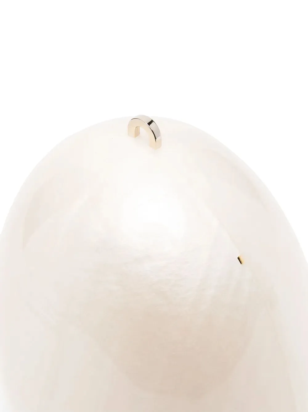 SIMONE ROCHA LARGE EGG Handbag with XL Pearl Crossbody