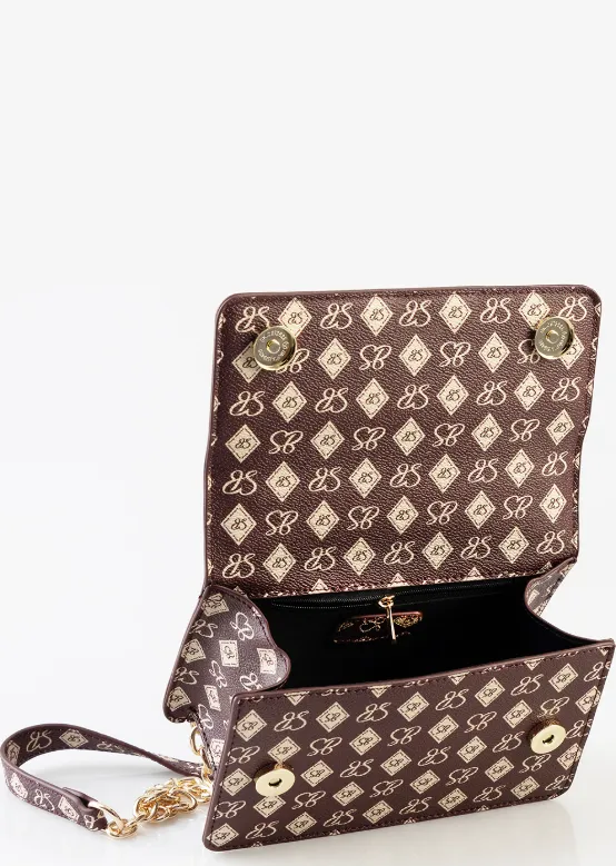 Sissy Boy Fancy Florarls Bag (Brown)