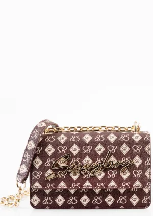Sissy Boy Fancy Florarls Bag (Brown)