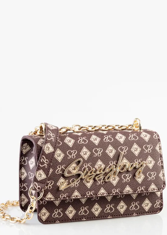 Sissy Boy Fancy Florarls Bag (Brown)