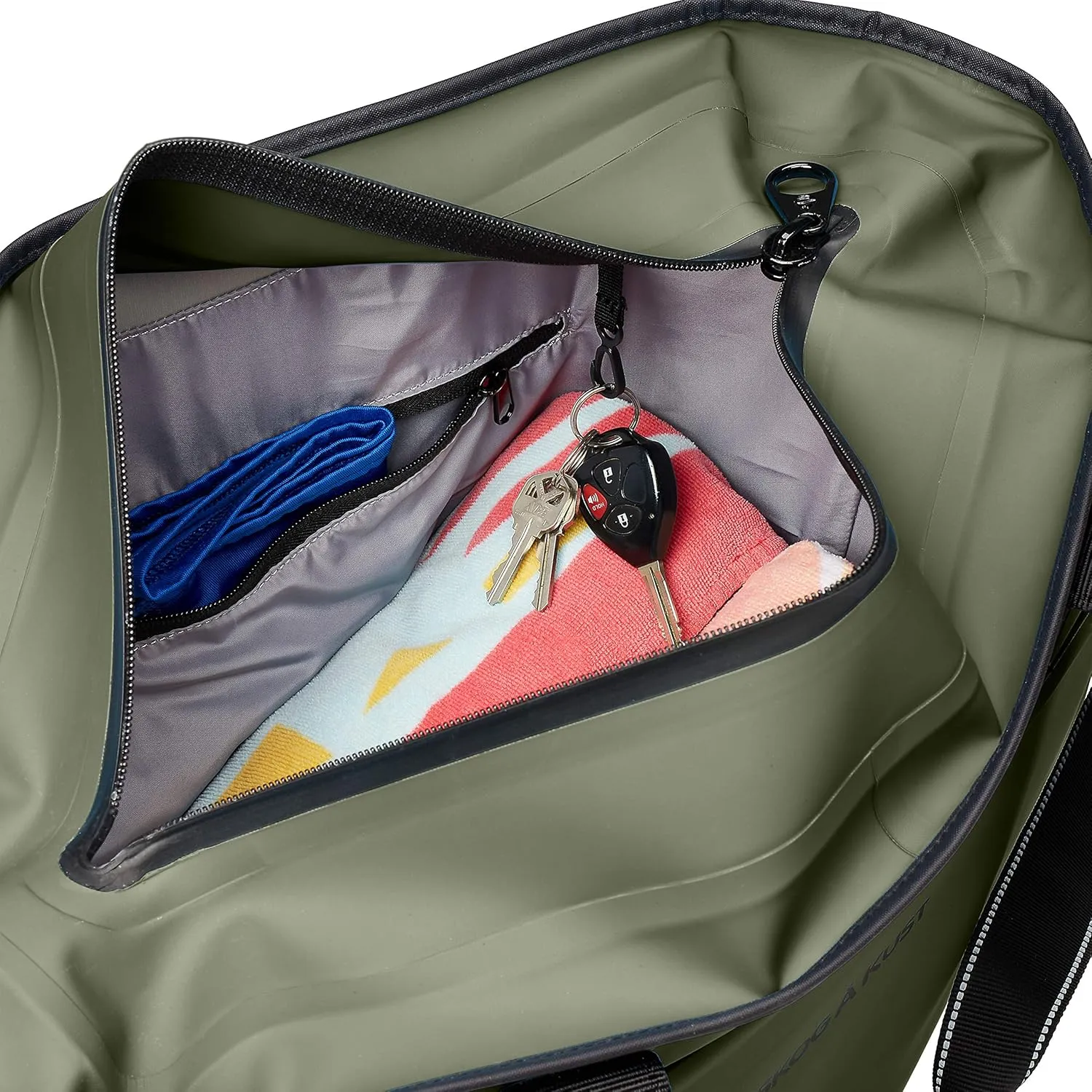 Skog Å Kust ToteSak Waterproof Tote Beach Bag with Airtight Zipper