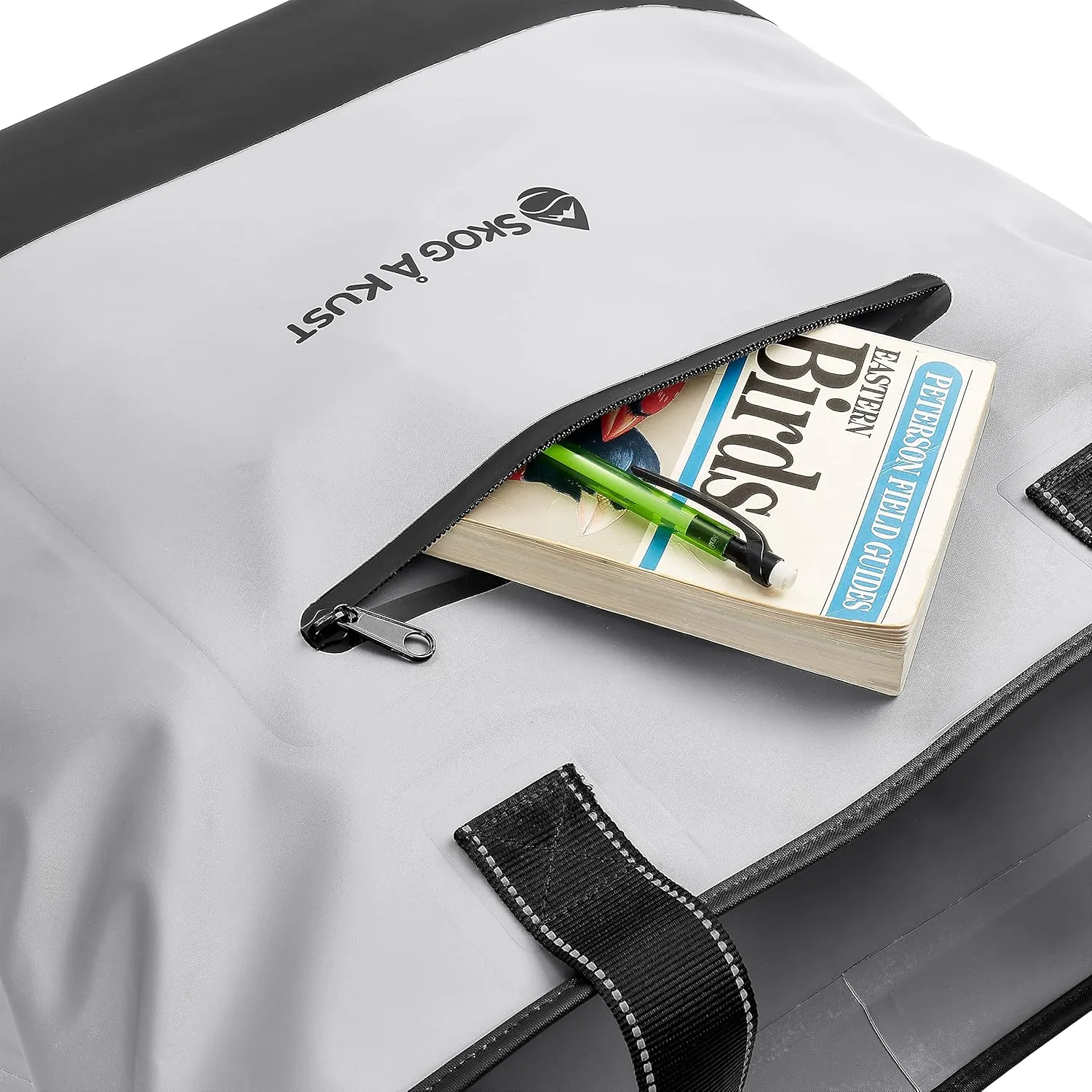 Skog Å Kust ToteSak Waterproof Tote Beach Bag with Airtight Zipper
