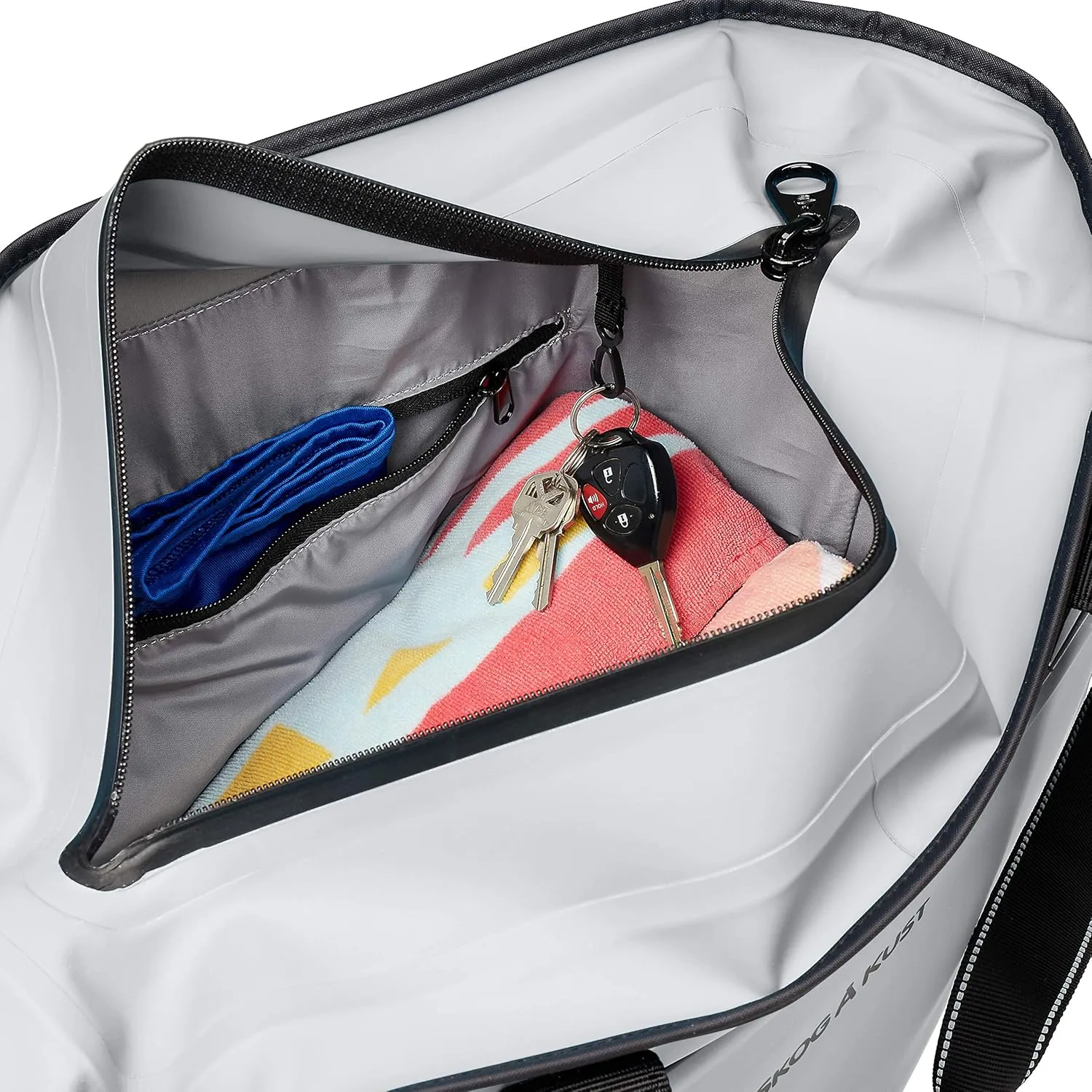 Skog Å Kust ToteSak Waterproof Tote Beach Bag with Airtight Zipper
