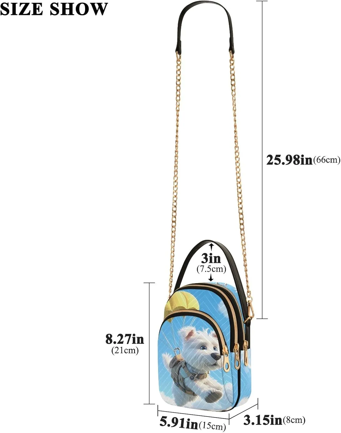 Small Handbag Crossbody Bag for Women Quilted Bags Shoulder Purse Phone Wallet Chain Bag