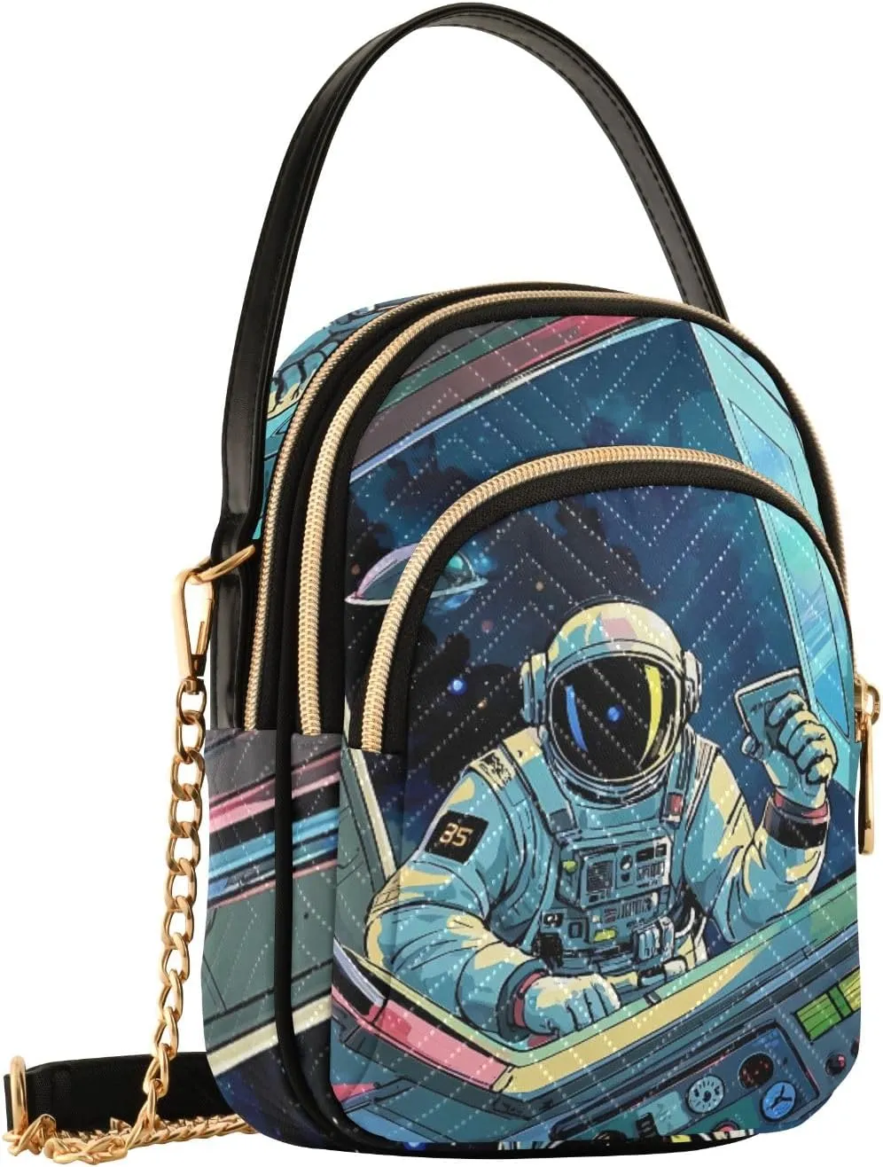 Small Handbag Crossbody Bag for Women Quilted Bags Shoulder Purse Phone Wallet Chain Bag