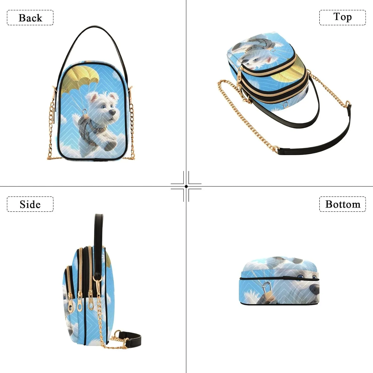 Small Handbag Crossbody Bag for Women Quilted Bags Shoulder Purse Phone Wallet Chain Bag