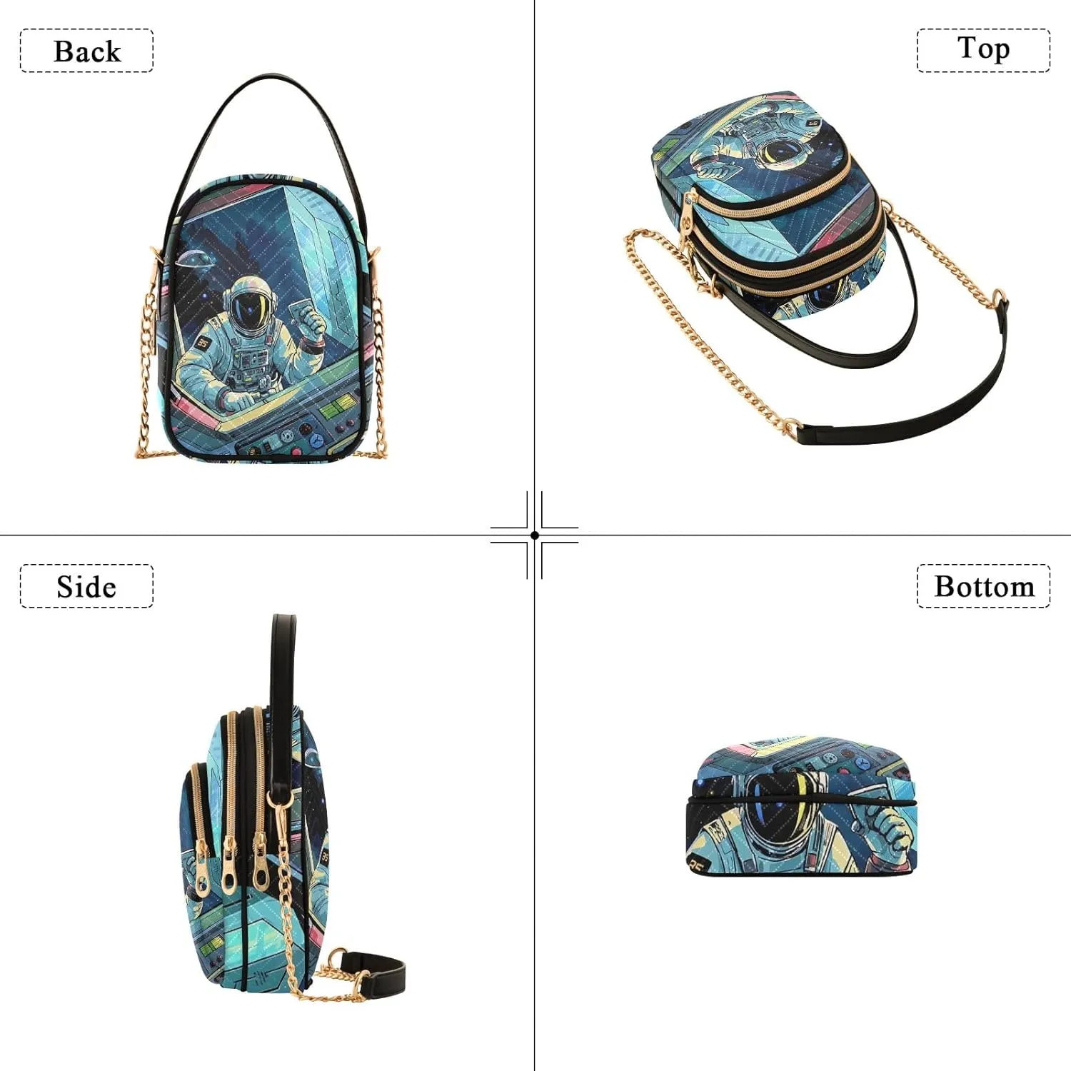 Small Handbag Crossbody Bag for Women Quilted Bags Shoulder Purse Phone Wallet Chain Bag
