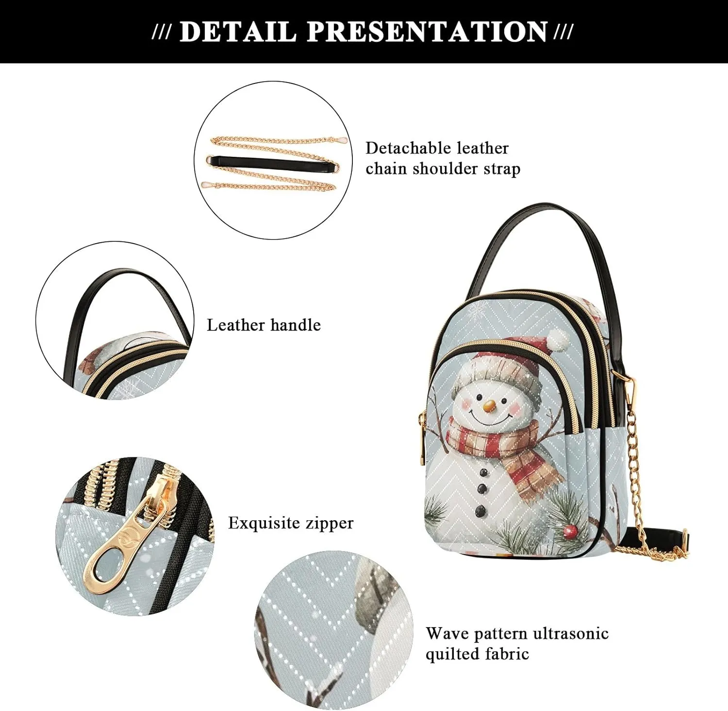 Small Shoulder Bags for Women Purse with Chain