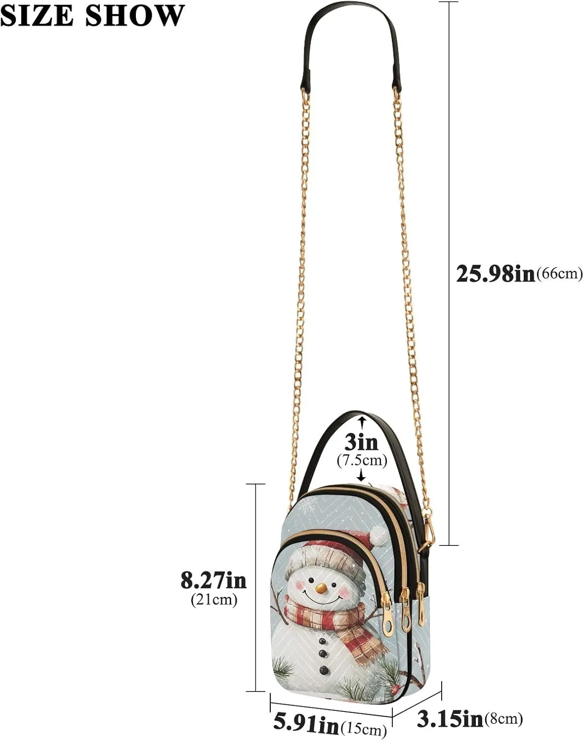 Small Shoulder Bags for Women Purse with Chain