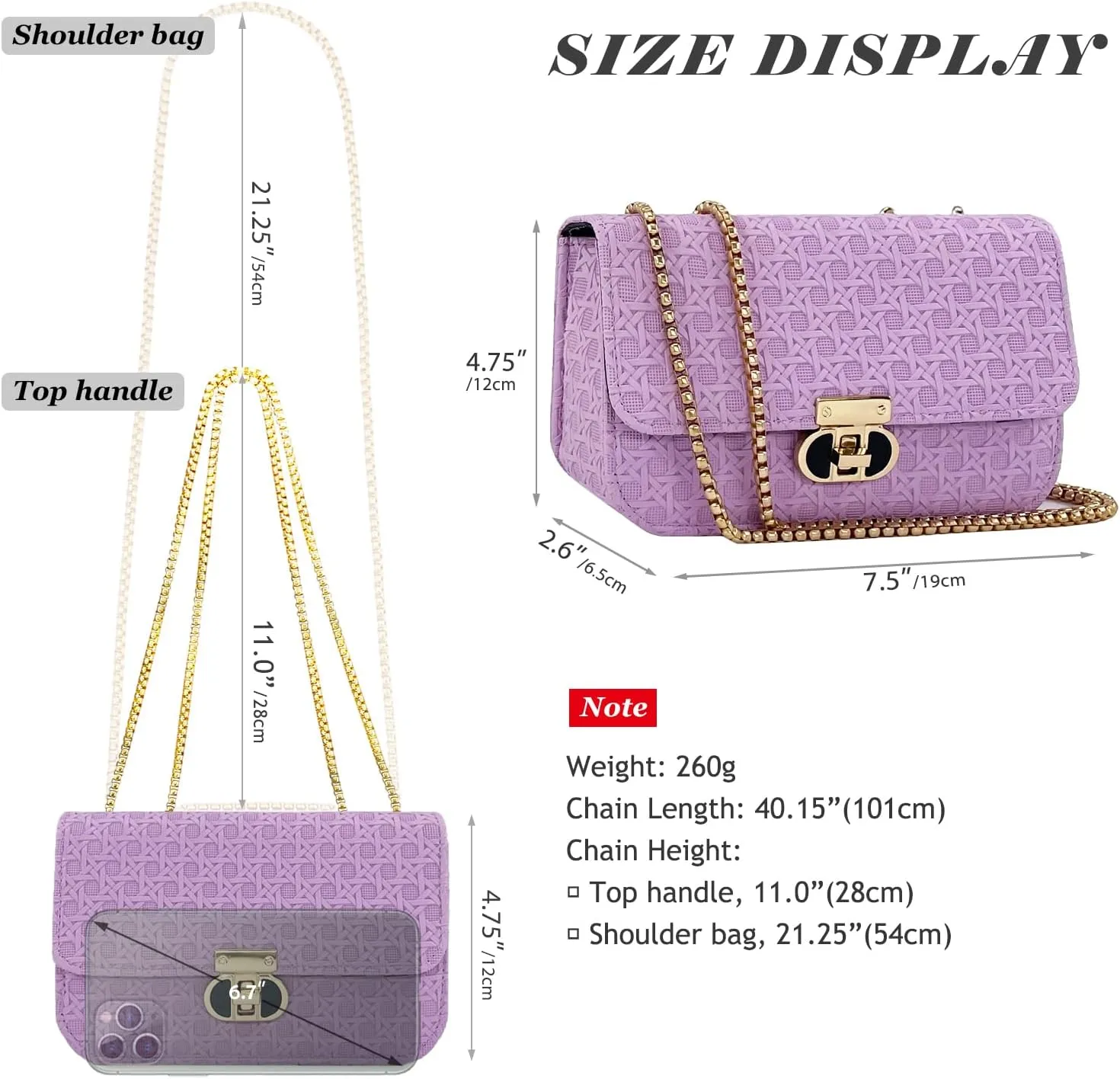 Small Shoulder Bags for Women with Chain Strap,Mini Quilted Embroidery Purses for Women