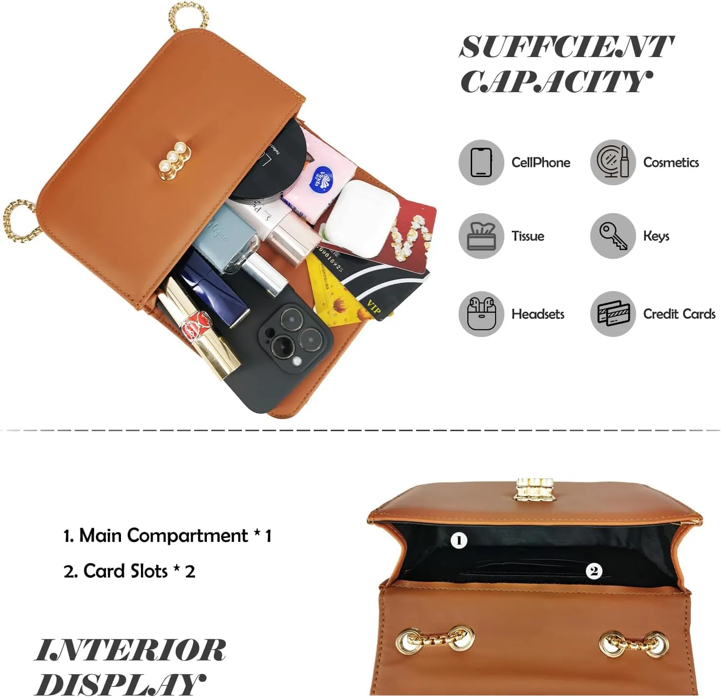 Small Shoulder Bags for Women with Chain Strap,Mini Quilted Embroidery Purses for Women