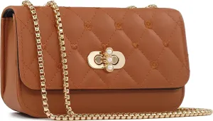 Small Shoulder Bags for Women with Chain Strap,Mini Quilted Embroidery Purses for Women