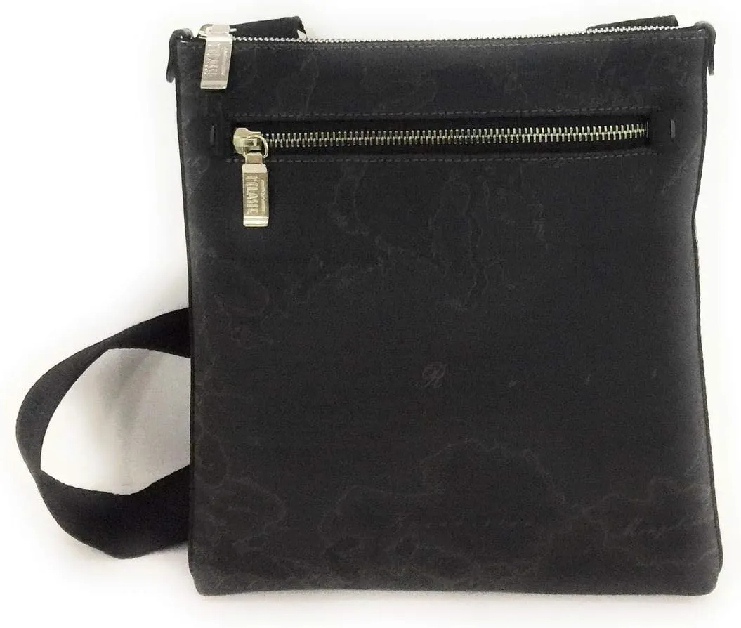 Small Unisex Cross Body bag Alviero Martini 1^ Classe Geo Black 24 x 22 x 3 cm