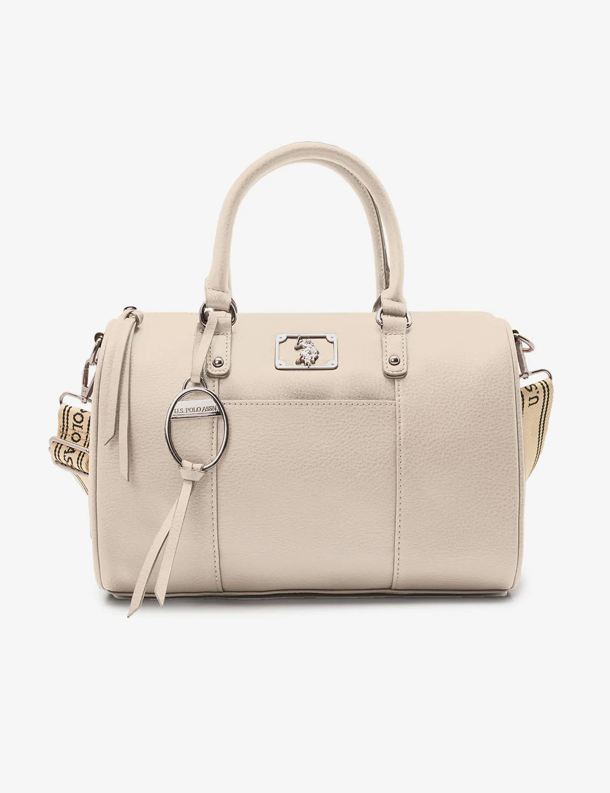 SOLID SWIFTY SATCHEL BAG WITH CROSSBODY STRAP