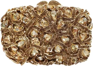 Sparkly Women Crystal Clutch Rhinestone Purse Diamond Evening Bag Bridal Evening Clutch for Prom Cocktail Party