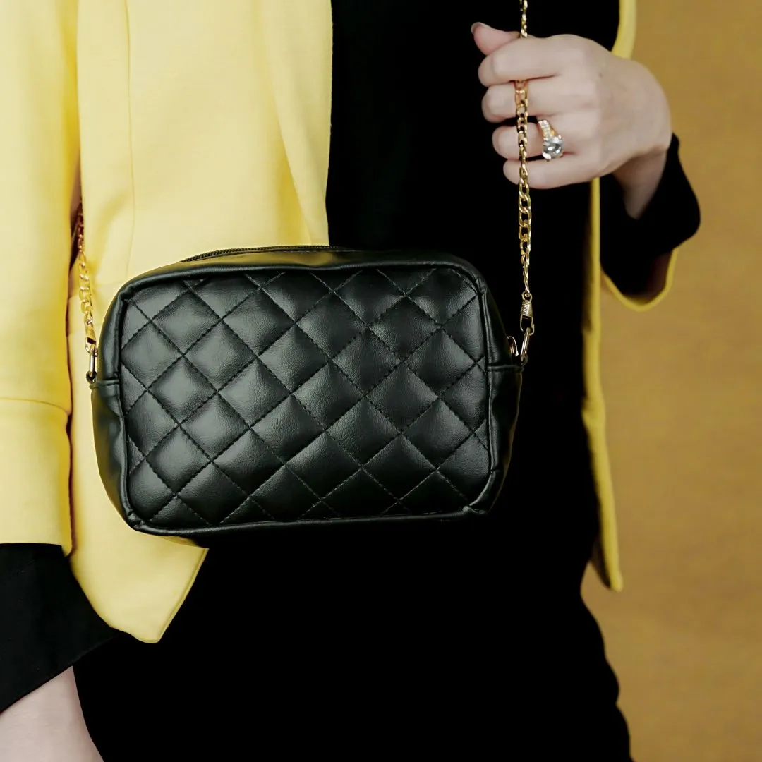 Square Stitched Crossbody Bag