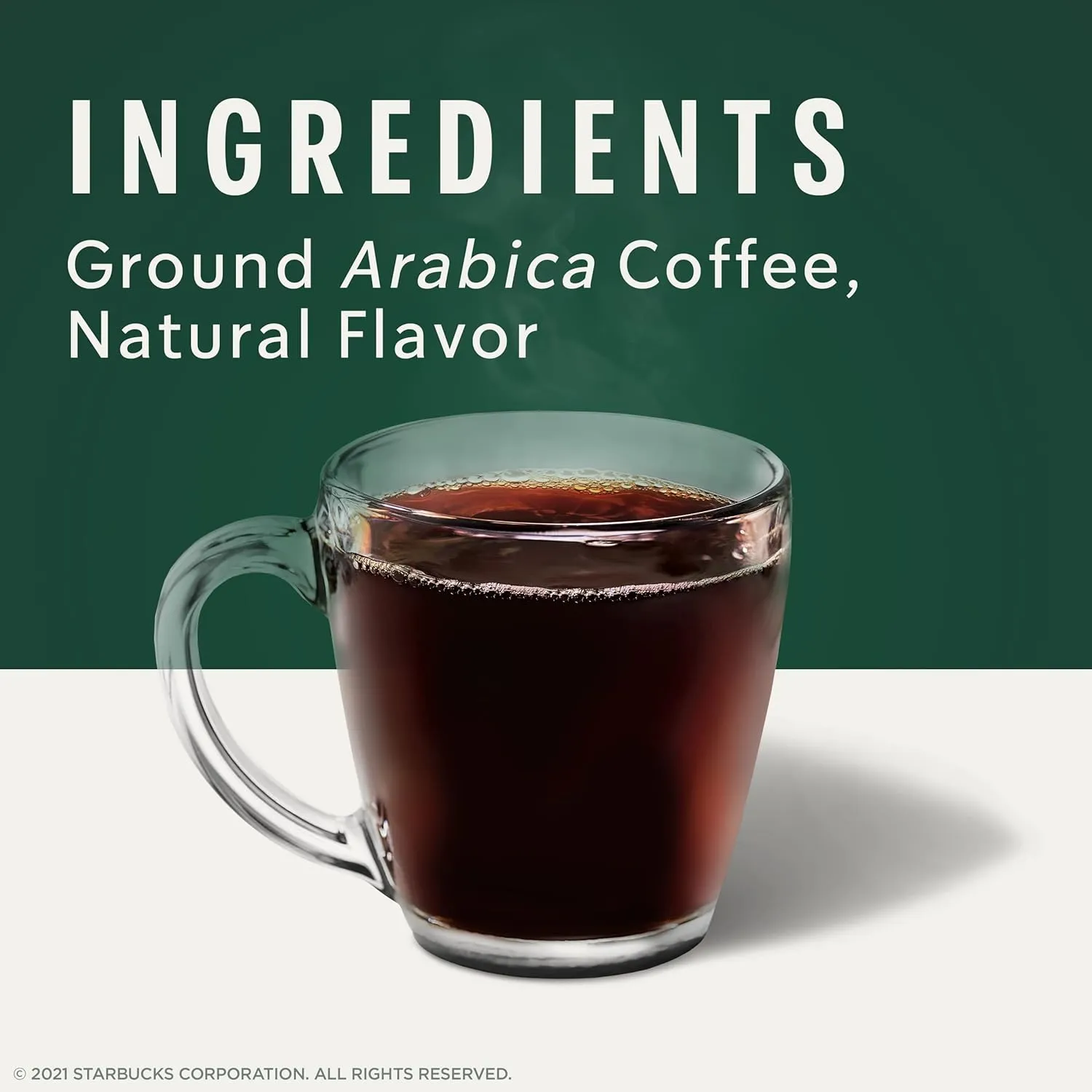Starbucks Ground Coffee, Vanilla Flavored Coffee, Naturally Flavored, 100% Arabica, 6 bags (11 oz each)