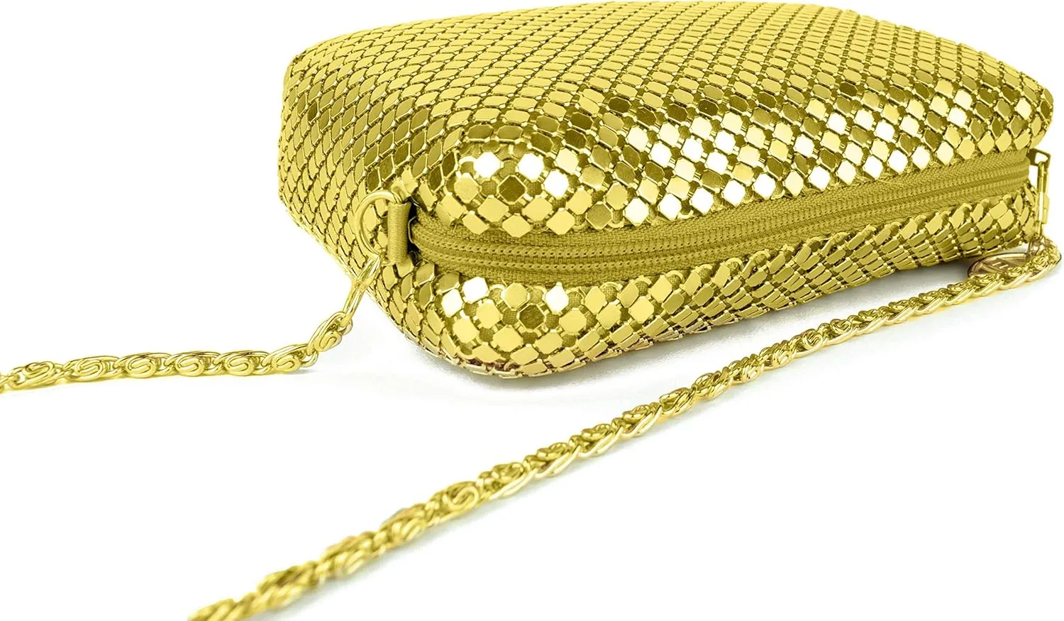 Stephanie Imports Luxuriant Soft Metallic Mesh Women's Shoulder Evening Purse