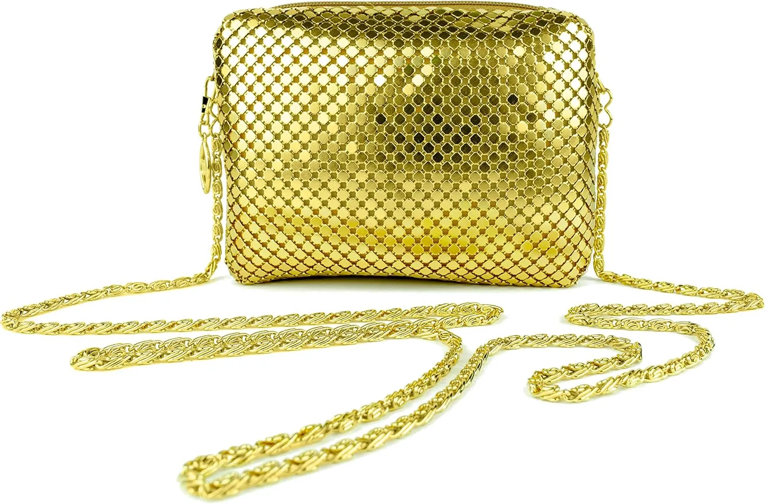 Stephanie Imports Luxuriant Soft Metallic Mesh Women's Shoulder Evening Purse