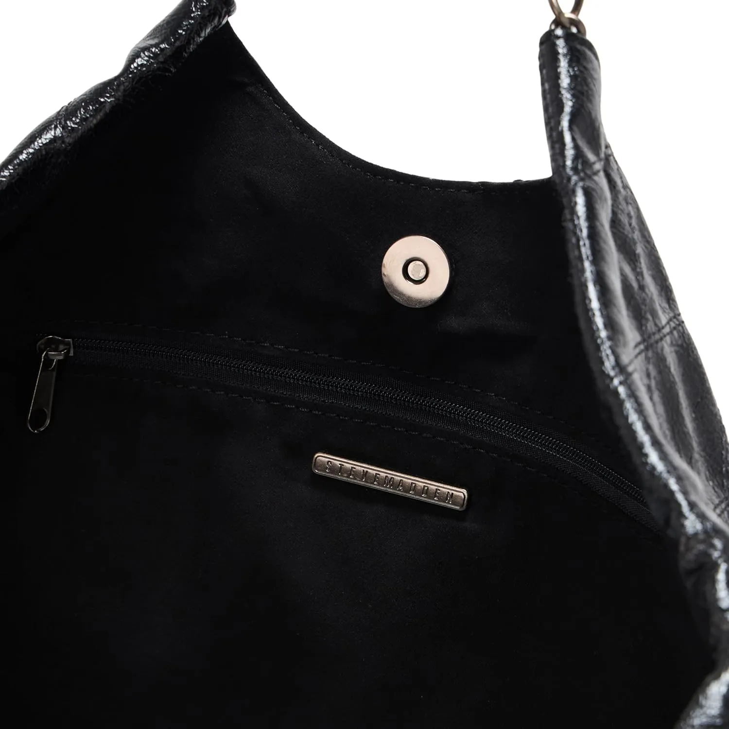 Steve Madden Bkenz Patent Quilted Tote