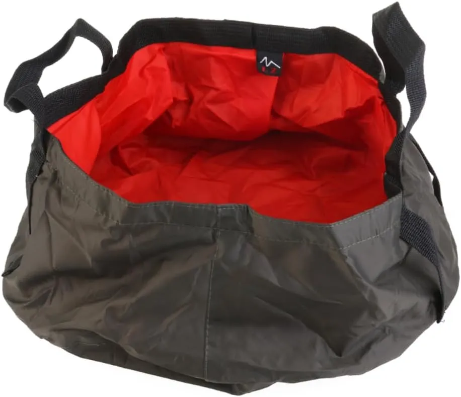 SUPVOX 2pcs Travel Bucket Folding Bucket Folding Water Basin Portable Wash Basin for Hiking Fishing Bucket for
