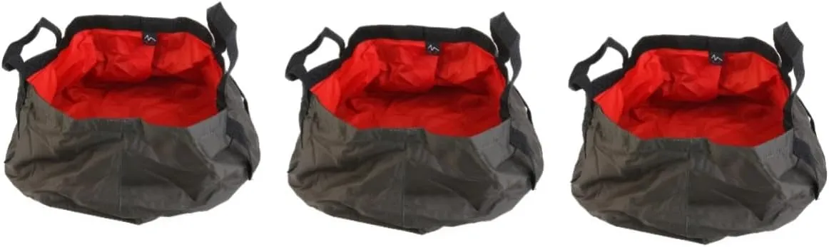 SUPVOX 2pcs Travel Bucket Folding Bucket Folding Water Basin Portable Wash Basin for Hiking Fishing Bucket for