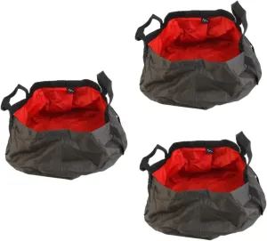 SUPVOX 2pcs Travel Bucket Folding Bucket Folding Water Basin Portable Wash Basin for Hiking Fishing Bucket for