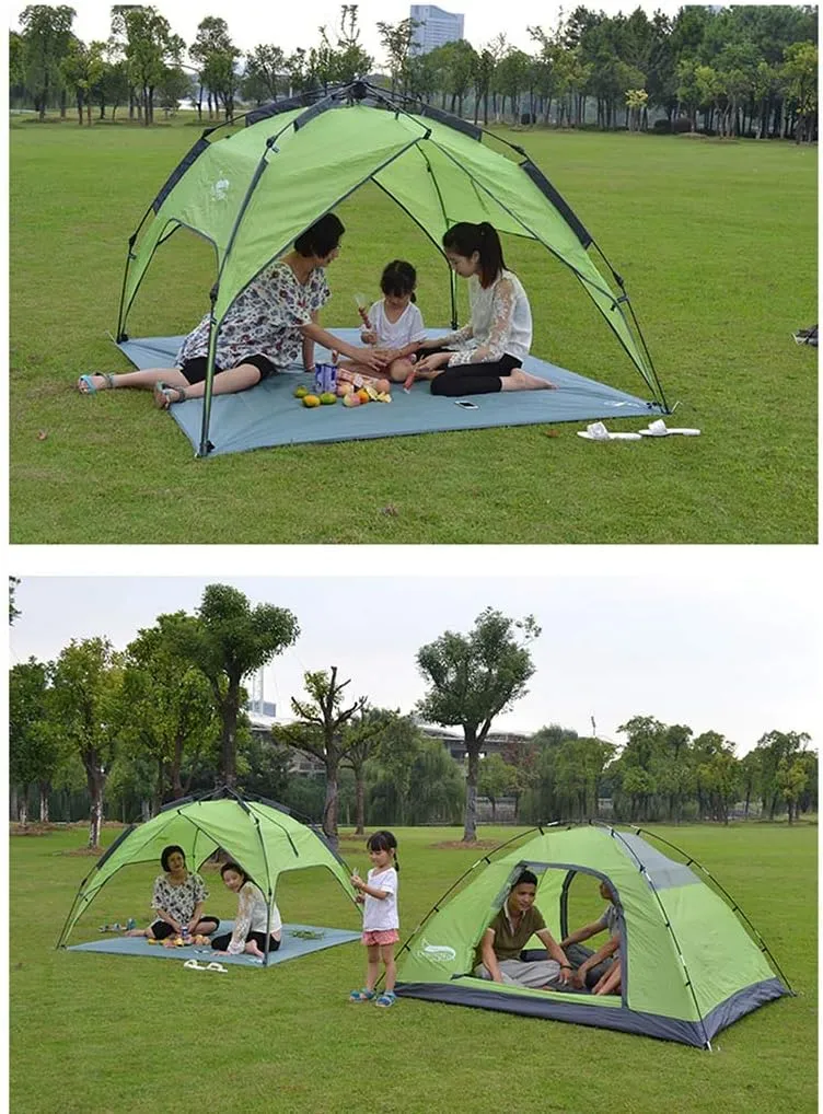 Tent Fully Automatic Hydraulic Outdoor Tent 2 People Rainproof Wild Camping Mountaineering Riding Family Double Tent Waterproof Tents Camping Tents Small awnings Backpacking Tents Hopeful