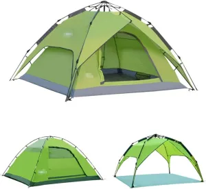 Tent Fully Automatic Hydraulic Outdoor Tent 2 People Rainproof Wild Camping Mountaineering Riding Family Double Tent Waterproof Tents Camping Tents Small awnings Backpacking Tents Hopeful