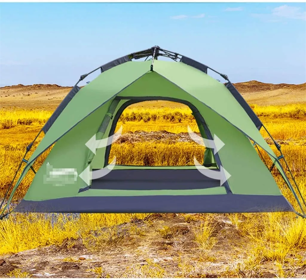 Tent Fully Automatic Hydraulic Outdoor Tent 2 People Rainproof Wild Camping Mountaineering Riding Family Double Tent Waterproof Tents Camping Tents Small awnings Backpacking Tents Hopeful