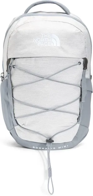 The North Face 10L Mini Borealis Laptop Backpack, TNF White Metallic Melange/Mid Grey, One Size