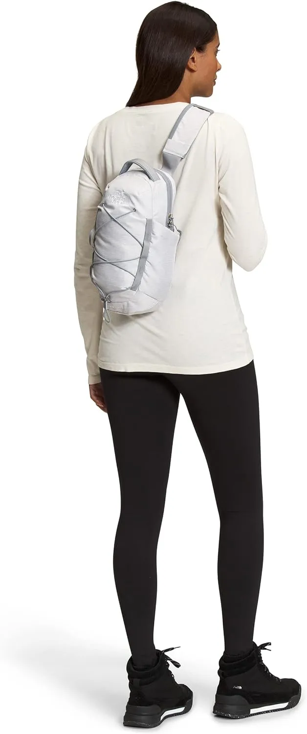 THE NORTH FACE Borealis Sling Bag, TNF White Metallic Mélange/Mid Grey, One Size
