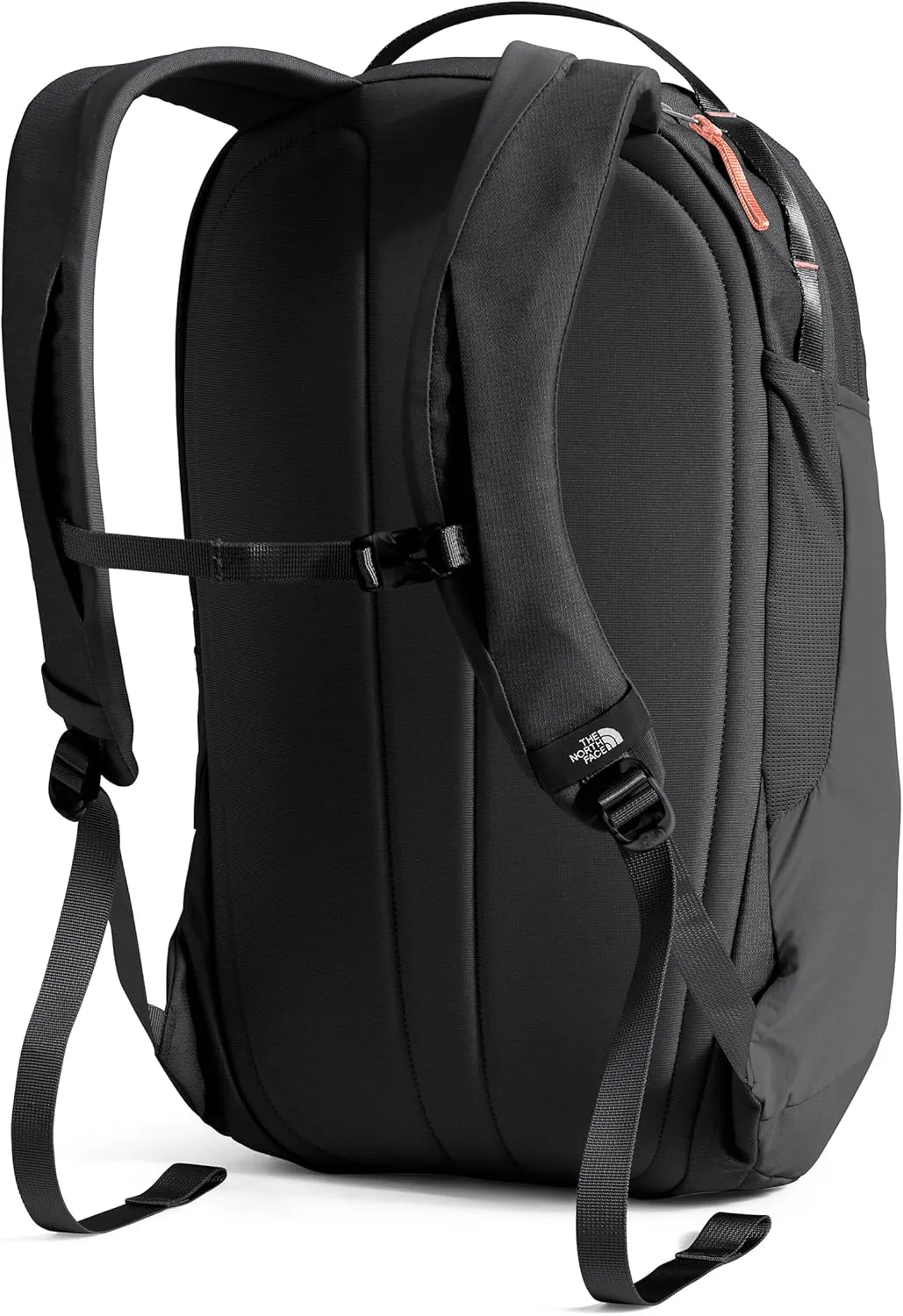 THE NORTH FACE Women's Isabella 3.0 Backpack - PFAS Free, TNF Black Light Heather/Burnt Coral Metallic-NPF, One Size