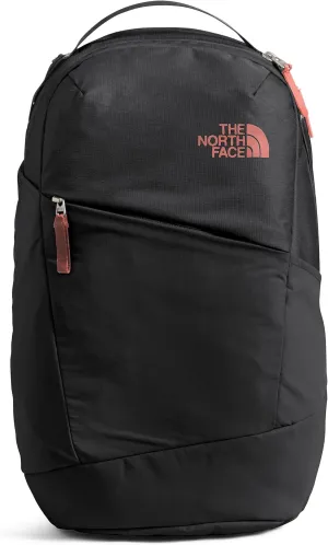 THE NORTH FACE Women's Isabella 3.0 Backpack - PFAS Free, TNF Black Light Heather/Burnt Coral Metallic-NPF, One Size
