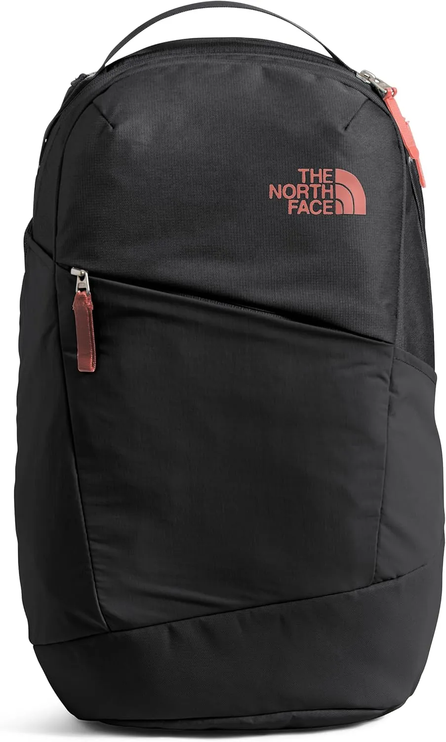 THE NORTH FACE Women's Isabella 3.0 Backpack - PFAS Free, TNF Black Light Heather/Burnt Coral Metallic-NPF, One Size