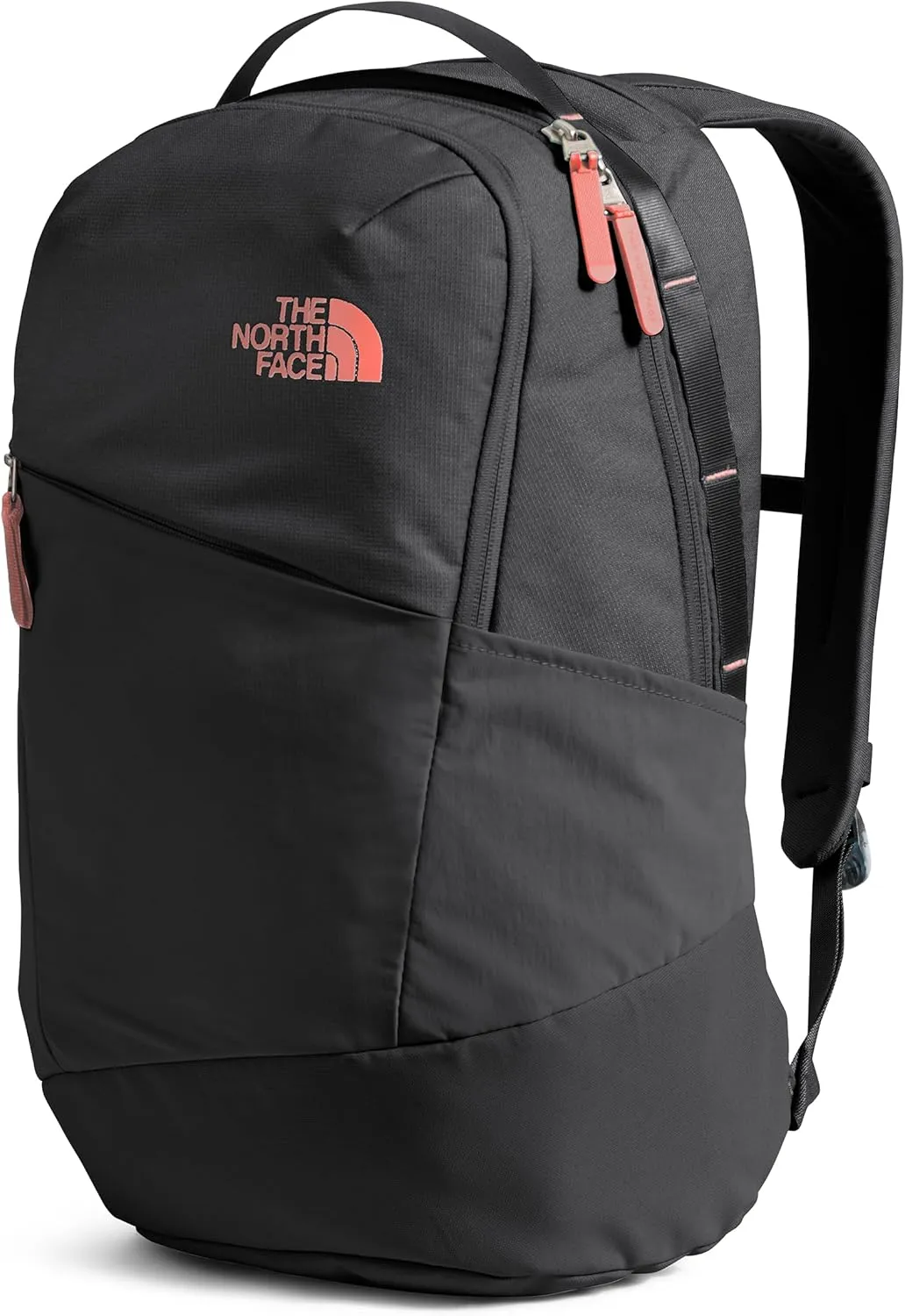 THE NORTH FACE Women's Isabella 3.0 Backpack - PFAS Free, TNF Black Light Heather/Burnt Coral Metallic-NPF, One Size