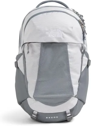 THE NORTH FACE Women's Recon Everyday Laptop Backpack - PFAS Free, TNF White Metallic Mélange/Mid Grey-NPF, One Size