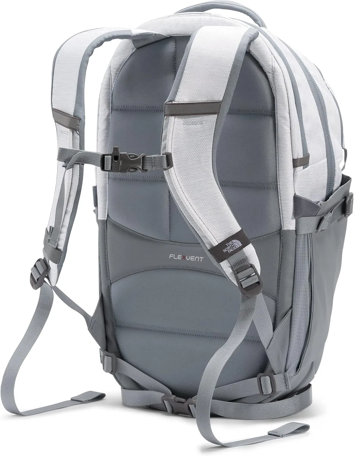THE NORTH FACE Women's Recon Everyday Laptop Backpack, TNF White Metallic Mélange/Mid Grey, One Size