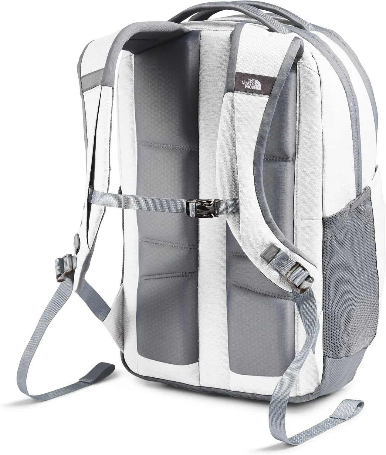 THE NORTH FACE Women's Vault Everyday Laptop Backpack - PFAS Free, TNF White Metallic Mélange/Mid Grey-NPF, One Size