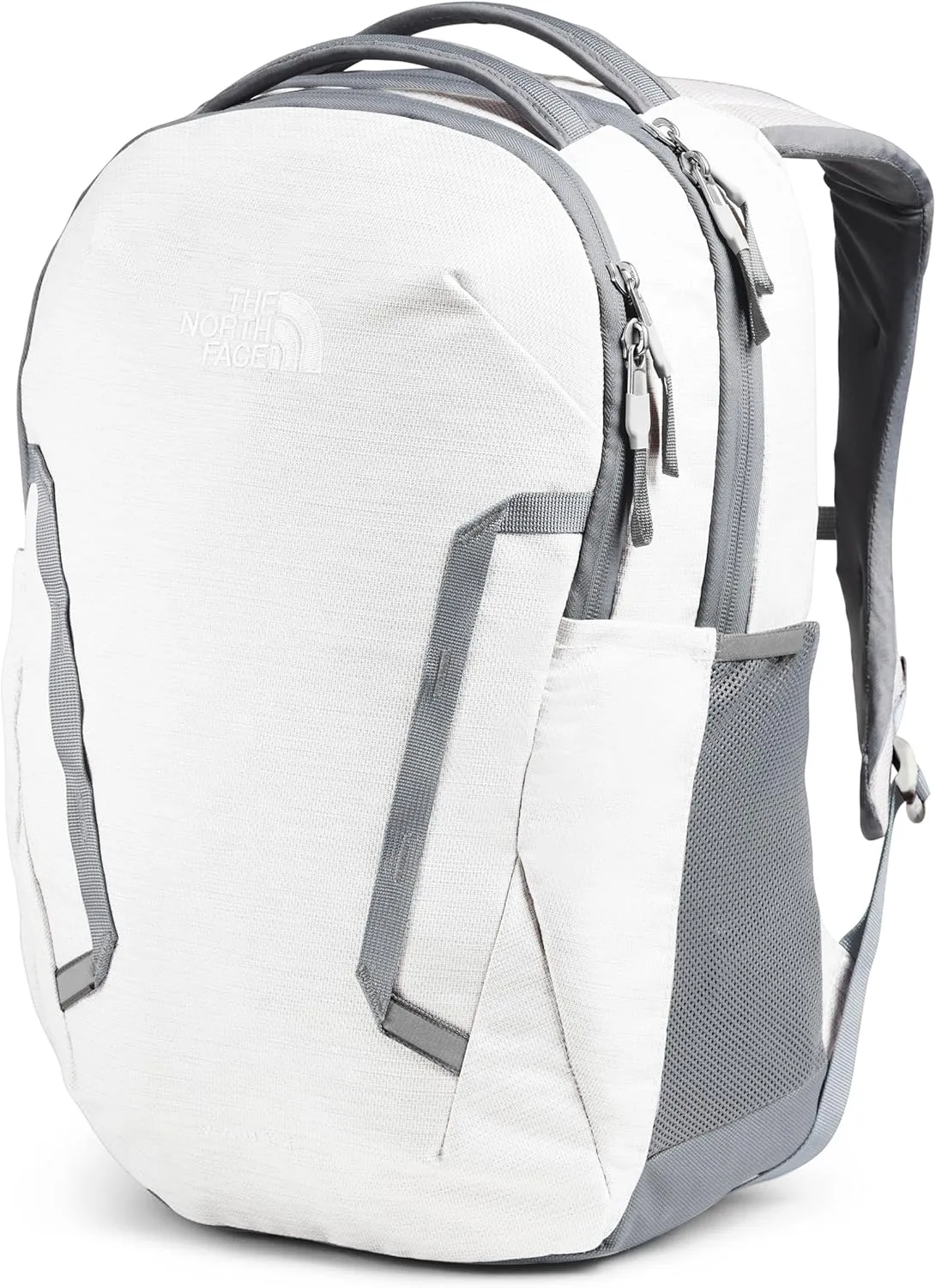 THE NORTH FACE Women's Vault Everyday Laptop Backpack - PFAS Free, TNF White Metallic Mélange/Mid Grey-NPF, One Size